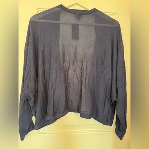 NWT Dark blue, lightweight, Torrid shrug